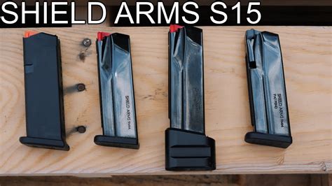 Aluminum baseplates will also be available separately as an upgrade. . Shield arms standard vs premium mag catch